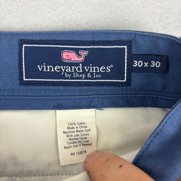 Vineyard Vines Club Pants Mens 30x30 Whale Embroidered Preppy Golf Flaw - Hole - Picture 9 of 11